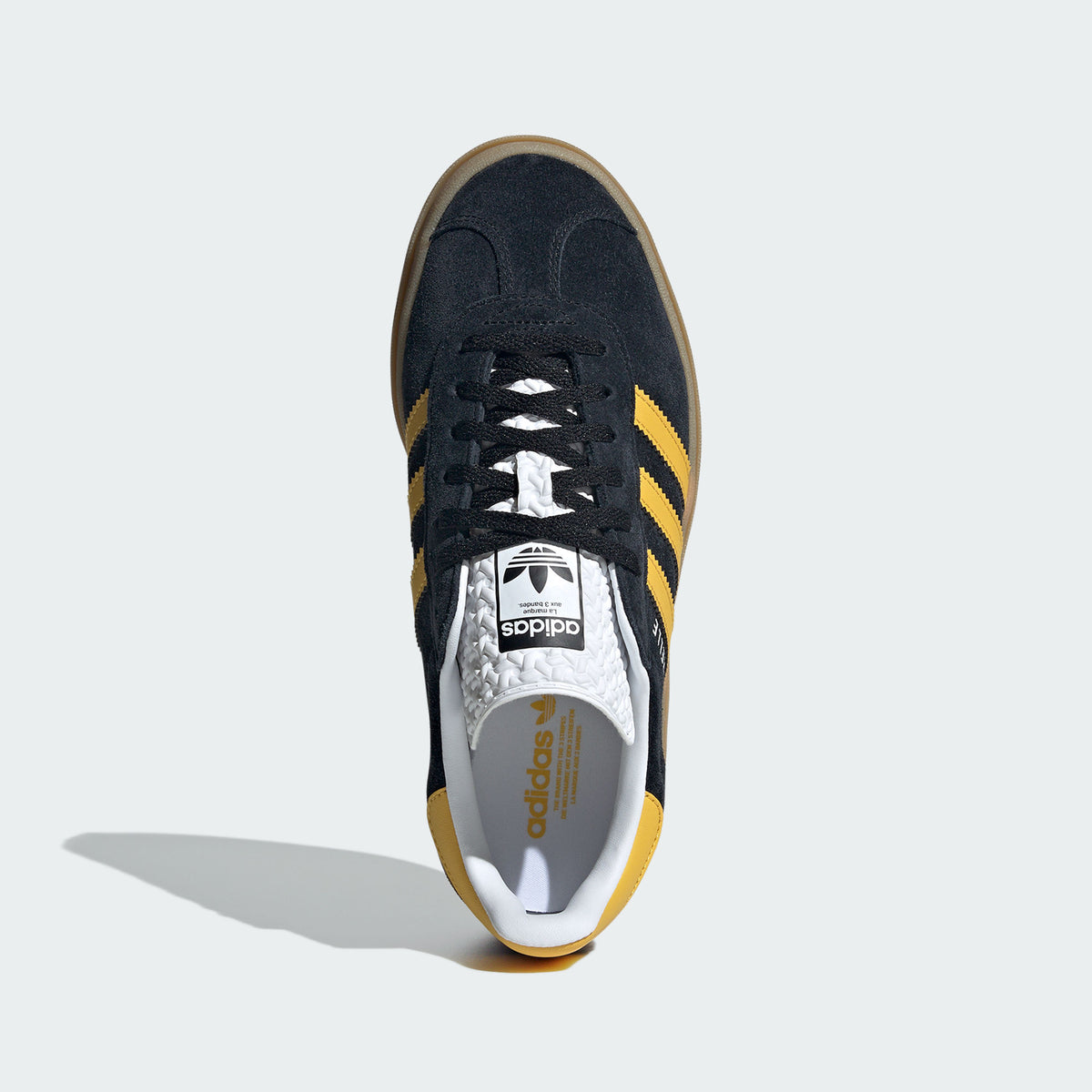 Adidas Gazelle BOLD Sneakers - Black / Orange Yellow - view 6
