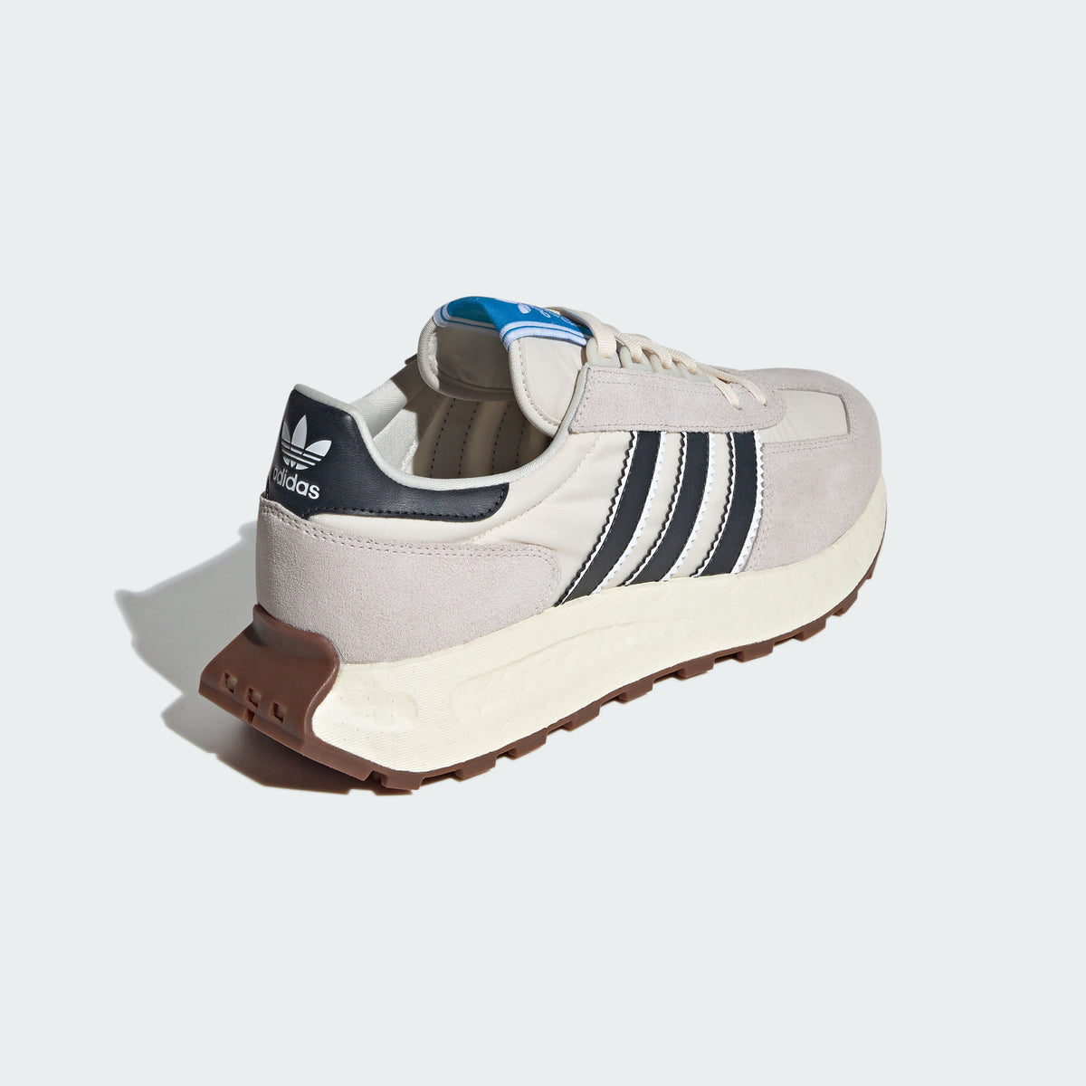 Adidas Retropy LOW Trainers Sneakers - Light Grey / Off White / Black - view 6