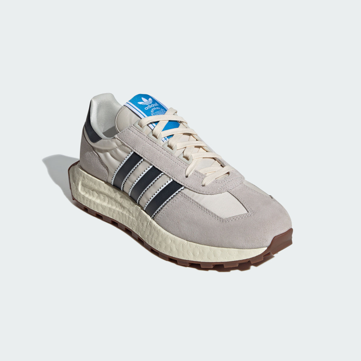 Adidas Retropy LOW Trainers Sneakers - Light Grey / Off White / Black - view 5