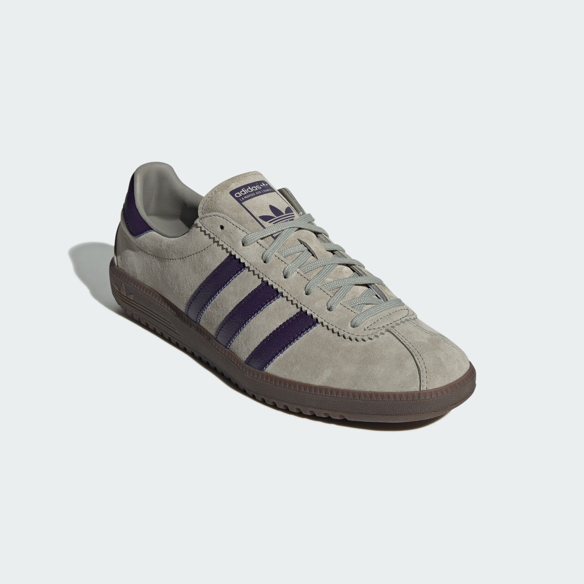 Adidas Bermuda Sneakers - Pebble Grey / Resin Yellow / Chalk White - view 5