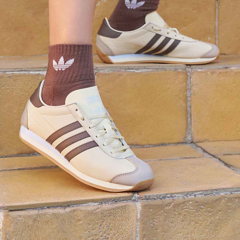 Adidas Country OG Sneakers - Light Sand / Brown / Light Grey - view 1