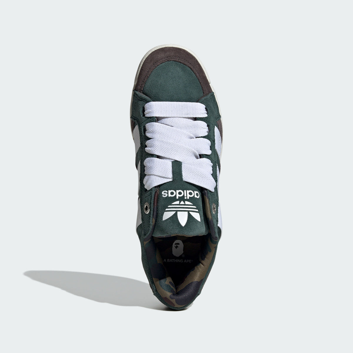 Adidas BAPE NRTN Sneakers - Green / Brown / White - view 6