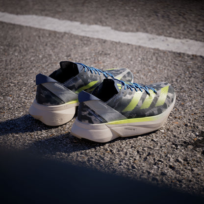 Adidas Adizero Adios PRO 3 Sneakers - Crystal White / Lucid Lemon / Blue - view 4
