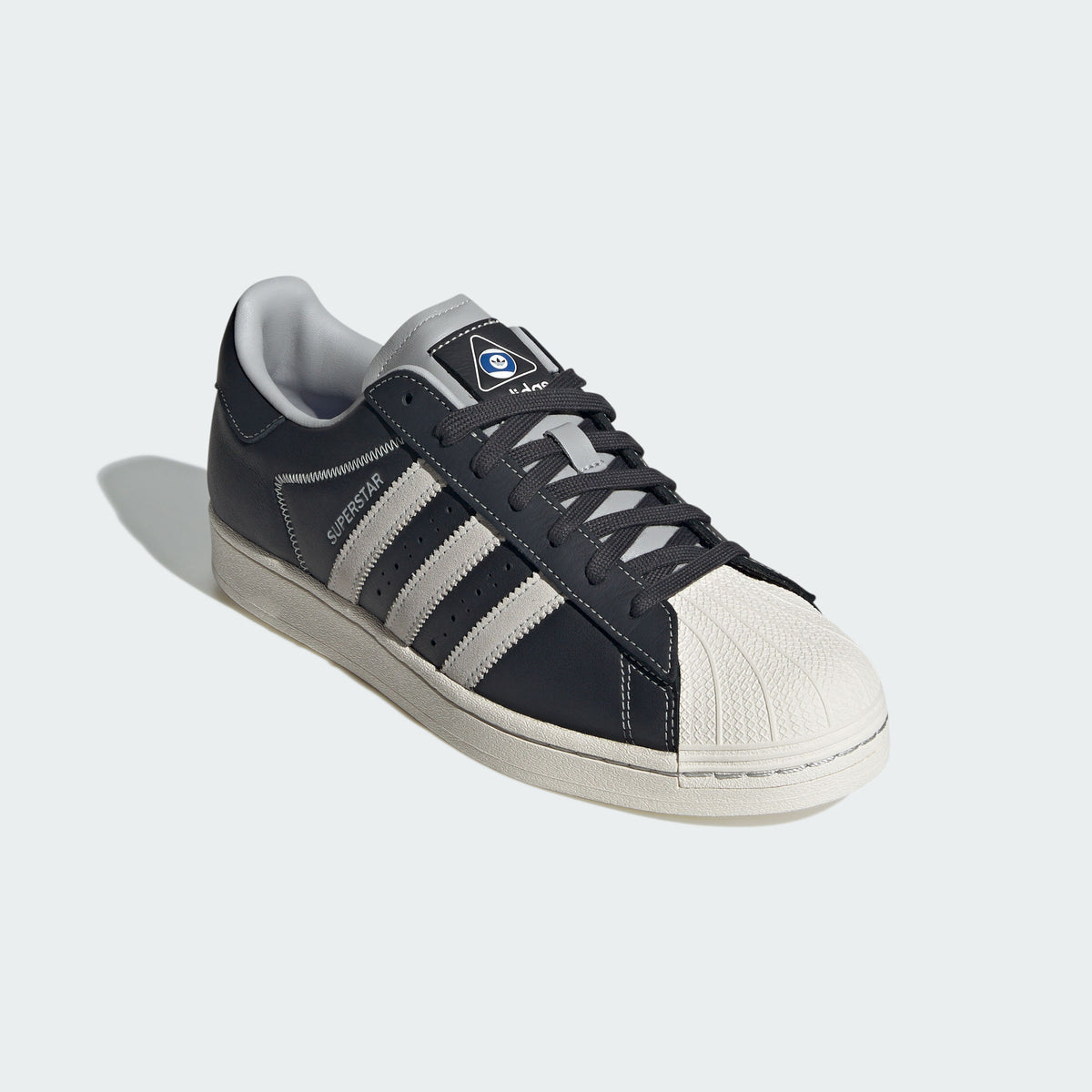 Adidas Superstar Sneakers - Carbon / Pink White / Light Grey - view 5