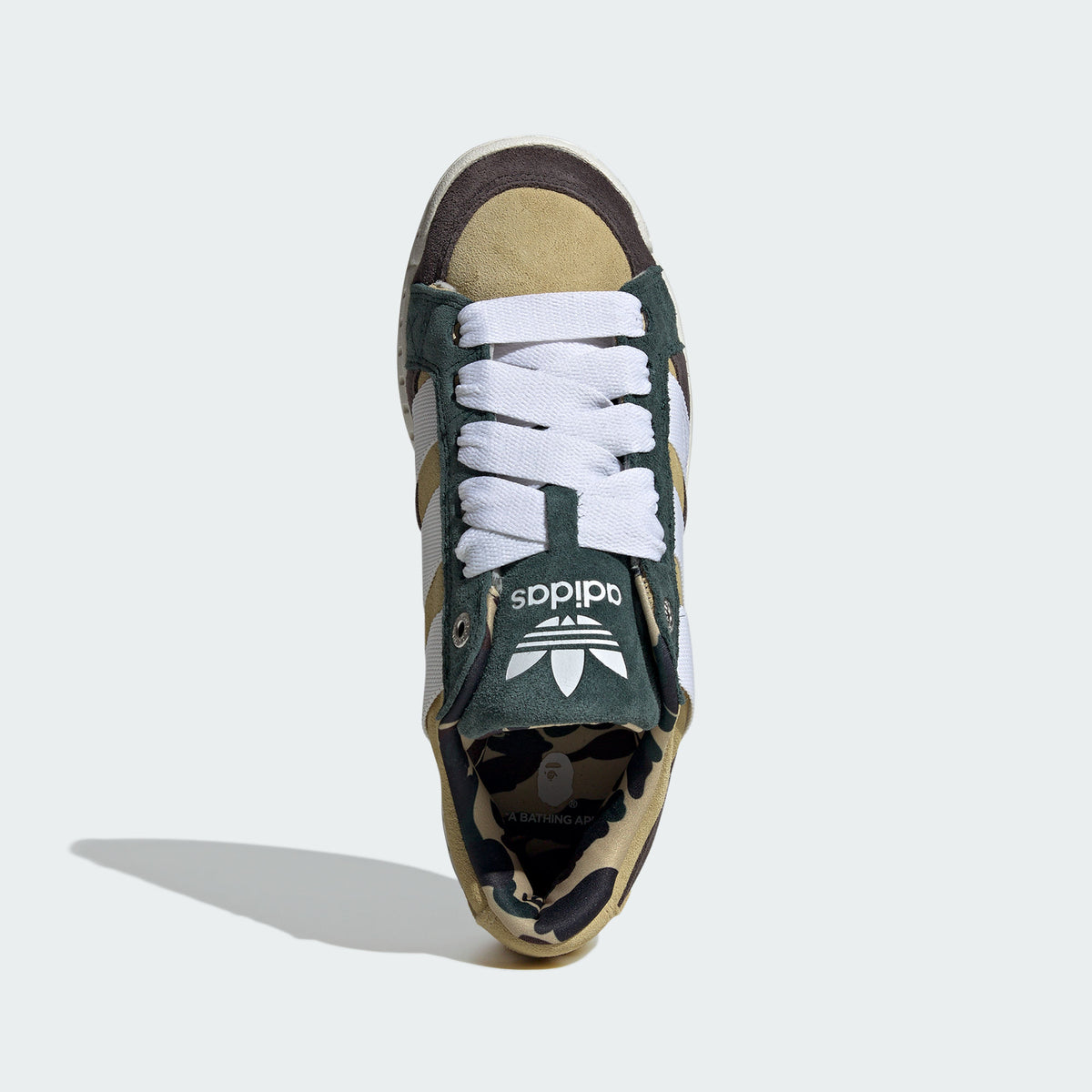 Adidas adidas_N_BAPE Sneakers - Yellow / Brown / White / Green - view 6