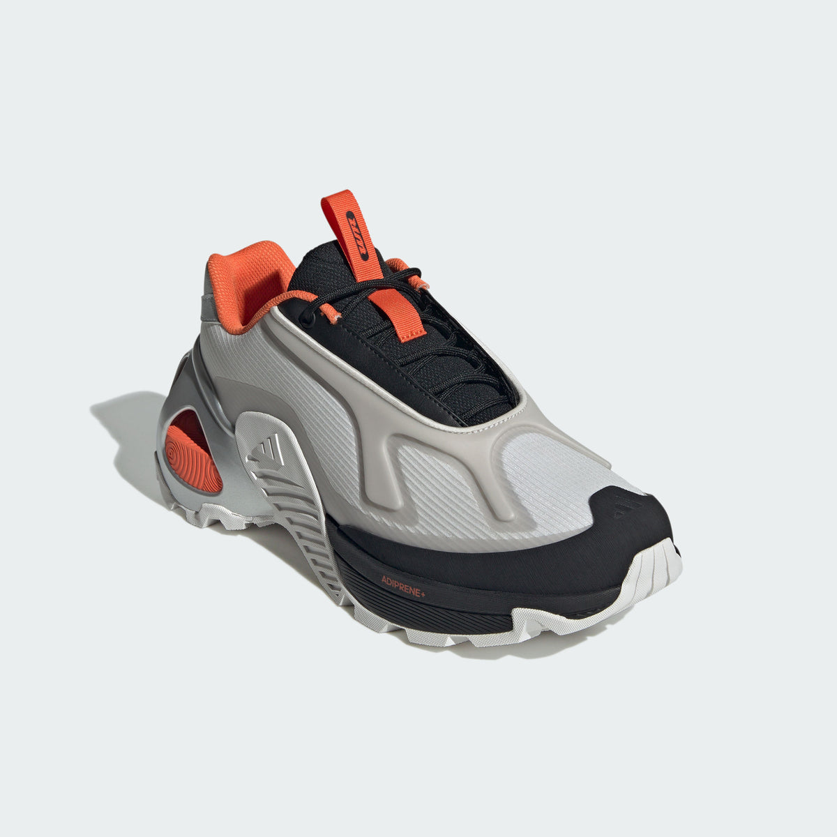 Adidas Wonder Runner Sneakers - Light Grey / Silver Metallic / Semi Impact Orange - view 5