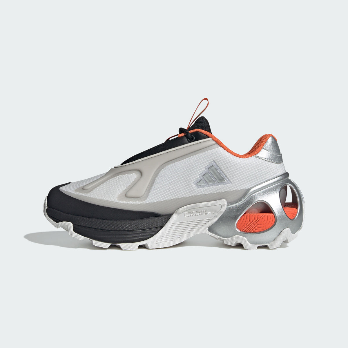 Adidas Wonder Runner Sneakers - Light Grey / Silver Metallic / Semi Impact Orange - view 2