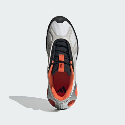 Adidas Wonder Runner Sneakers - Light Grey / Silver Metallic / Semi Impact Orange - view 3
