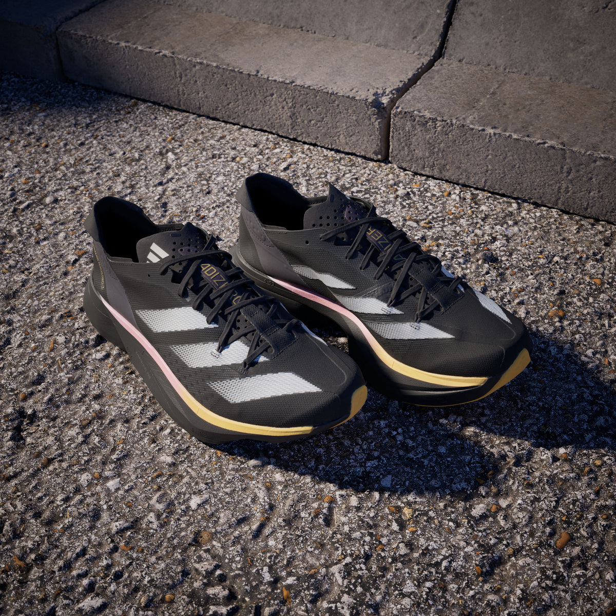 Adidas Adizero Adios PRO 3 M Sneakers - Black / White - view 2