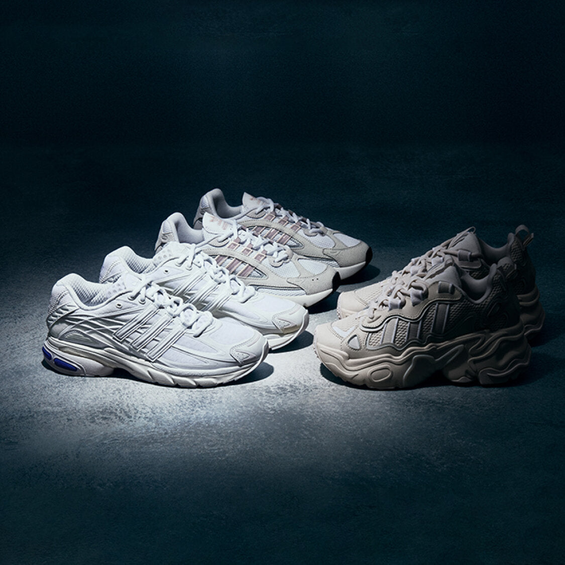 Adidas Ozthemis Sneakers - Pink White / White / Wonder White - view 4
