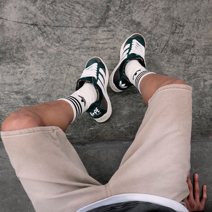 Adidas BAPE NRTN Sneakers - Green / Brown / White - view 2