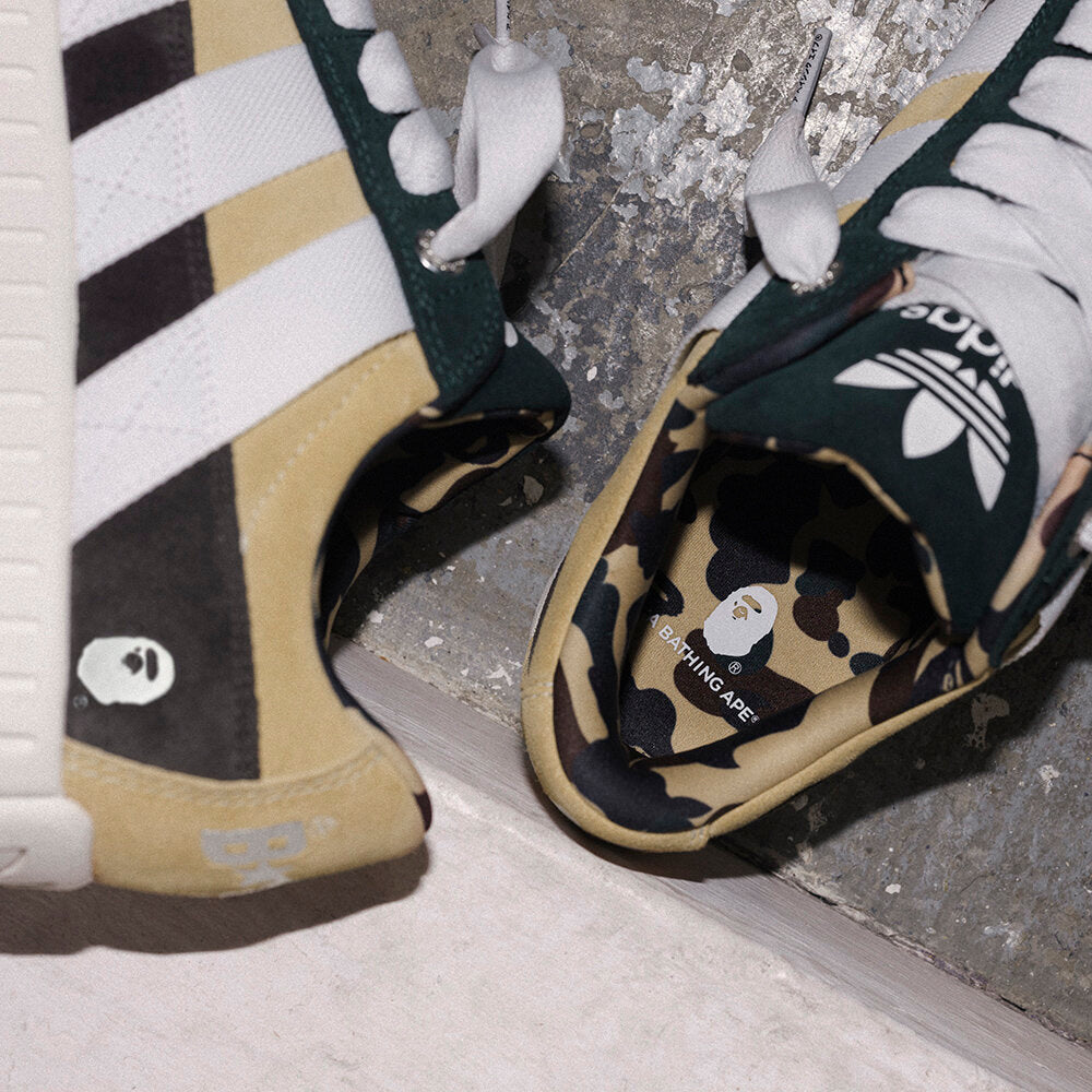Adidas adidas_N_BAPE Sneakers - Yellow / Brown / White / Green - view 3