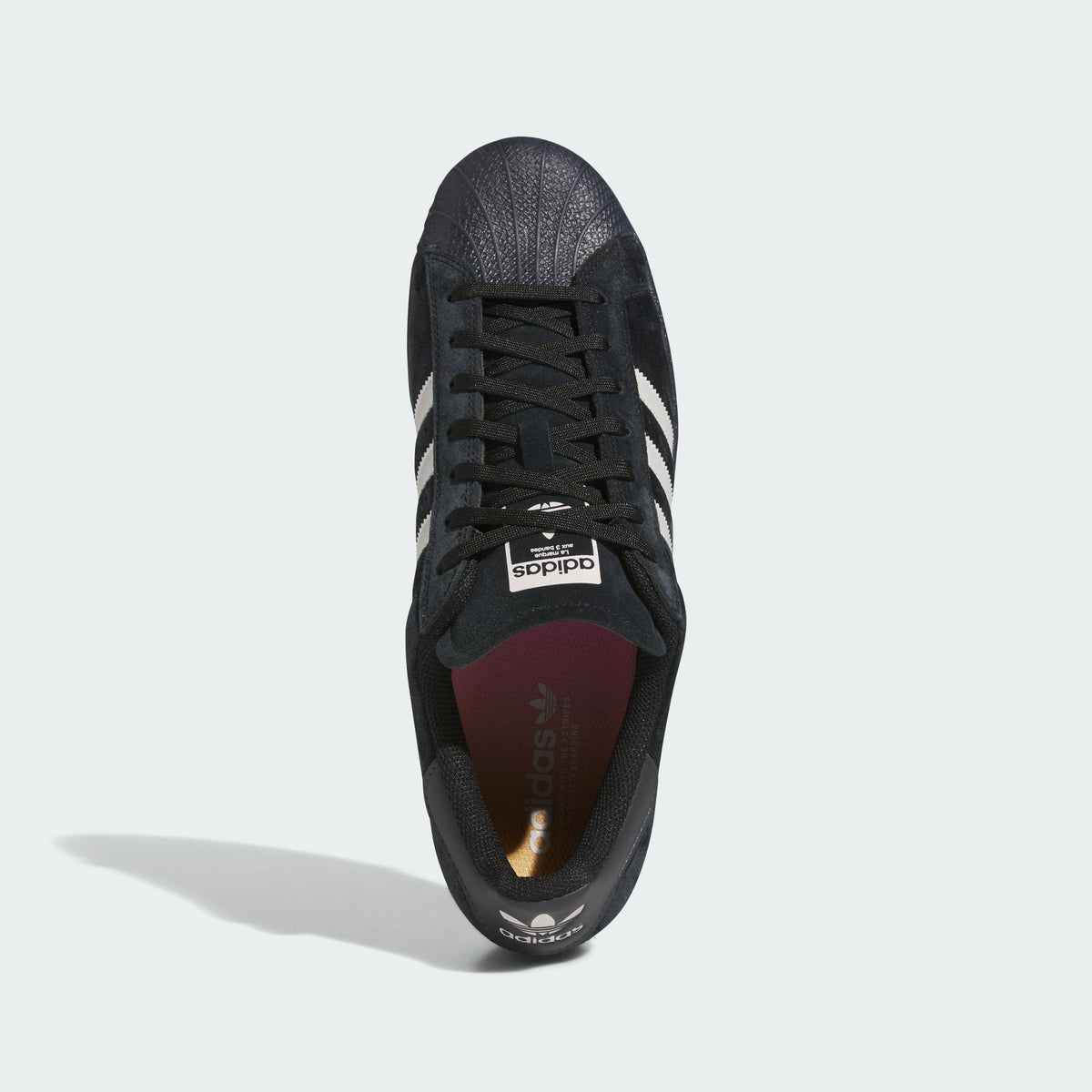Adidas Superstar ADV Sneakers - Black / Metallic White - view 8