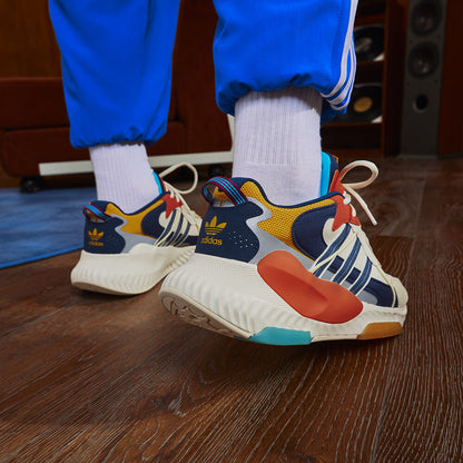 Adidas HI-TAIL Sneakers - White / Dark Navy / Silver / Yellow / Beige - view 2