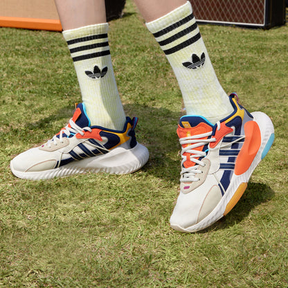 Adidas HI-TAIL Sneakers - White / Dark Navy / Silver / Yellow / Beige - view 5