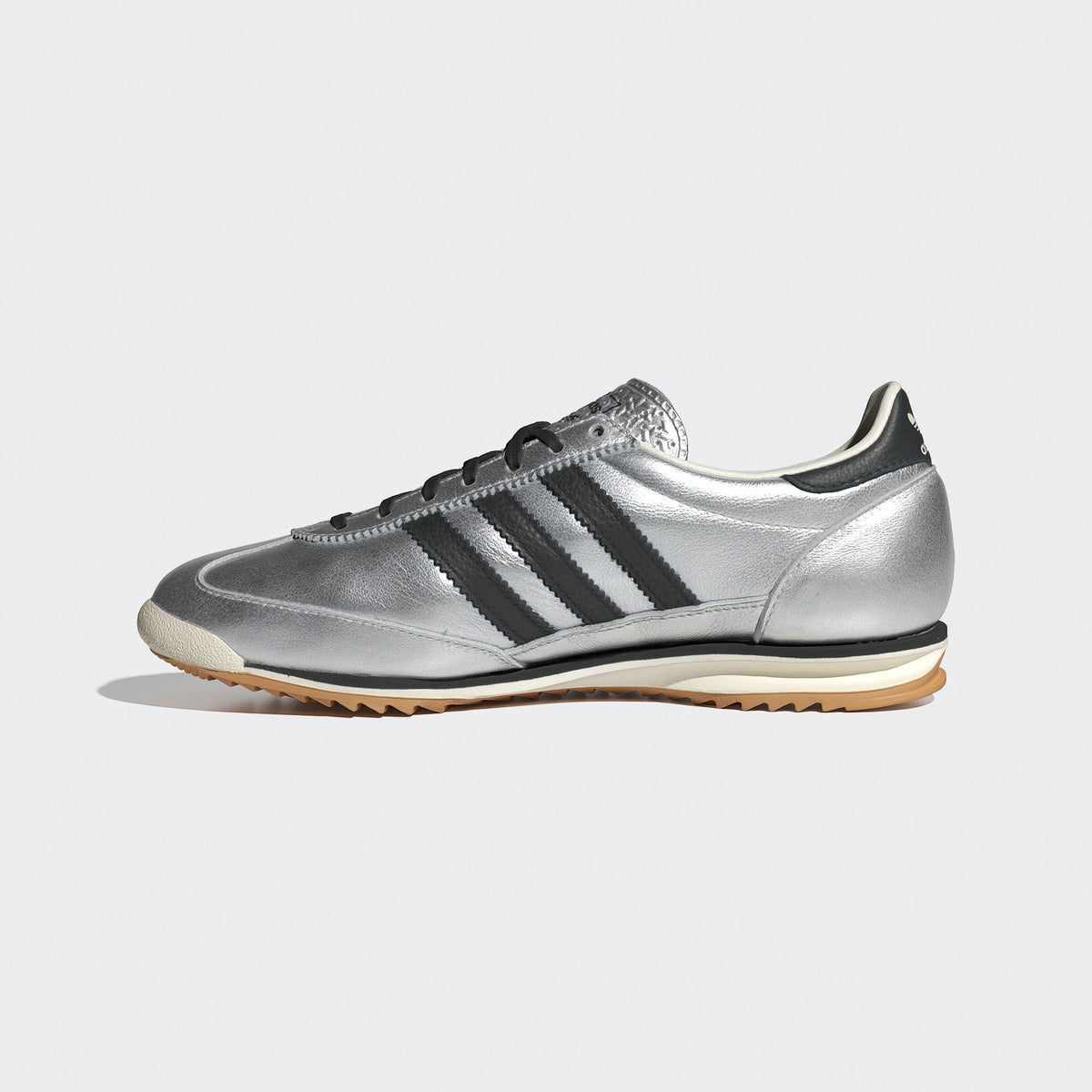 Adidas SL72 OG Sneakers - Silver Metallic / Core Black / Chalk White - view 6