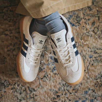 Adidas Hikari Shibata Gazelle Indoor Sneakers - White / Light Grey - view 3