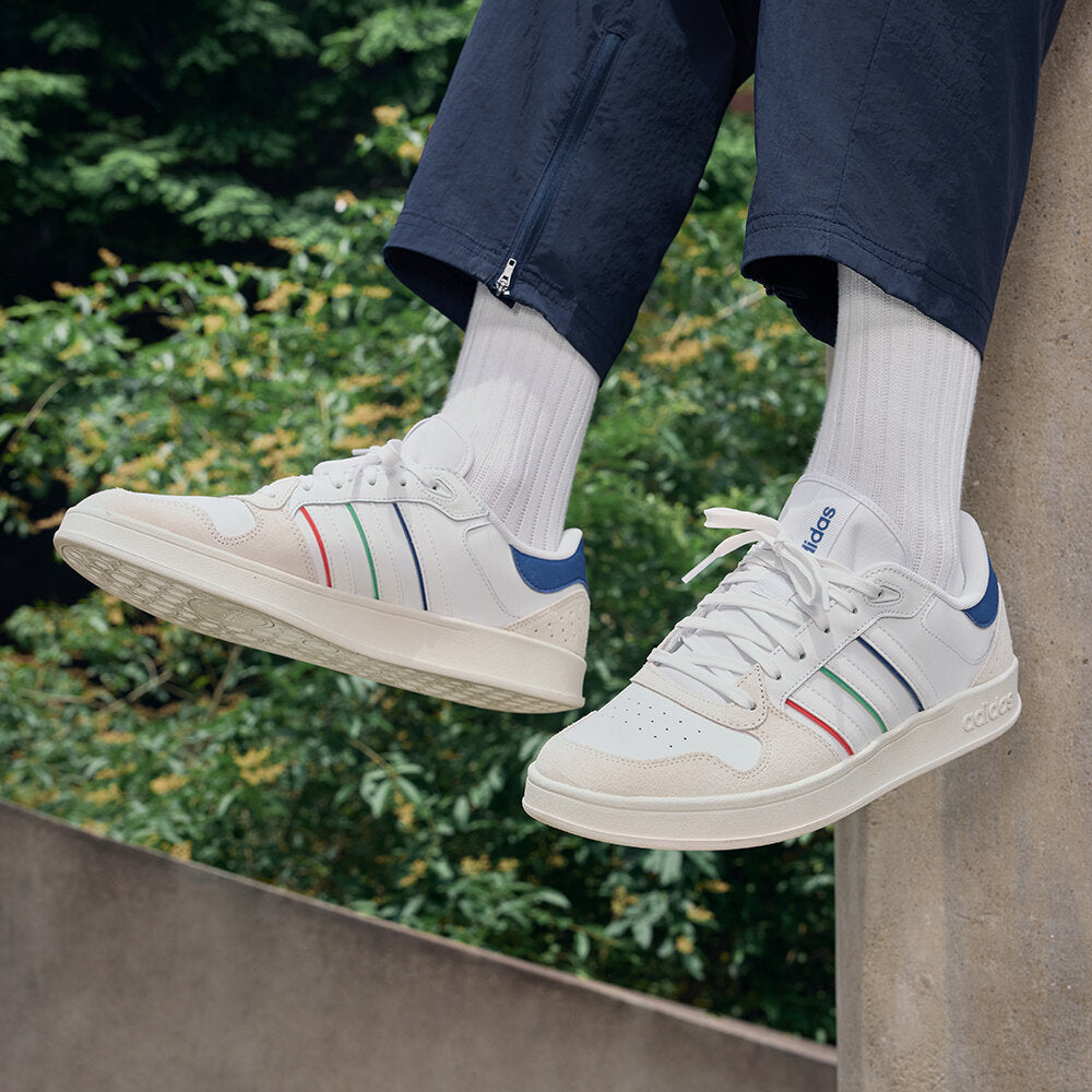 Adidas Breaknet PLUS Sneakers - White / Beige / Blue - view 1