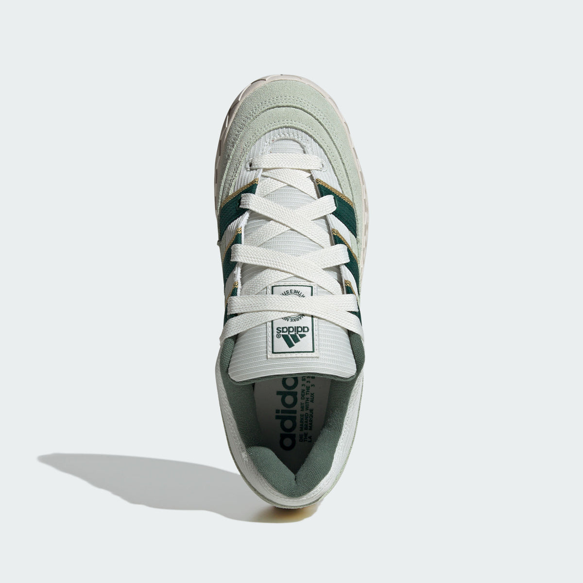 Adidas Adimatic Sneakers - Pale Green / Forest Green - view 3