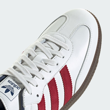 Adidas Samba OG Sneakers - Crystal White / Victory Red / Night Indigo - view 7