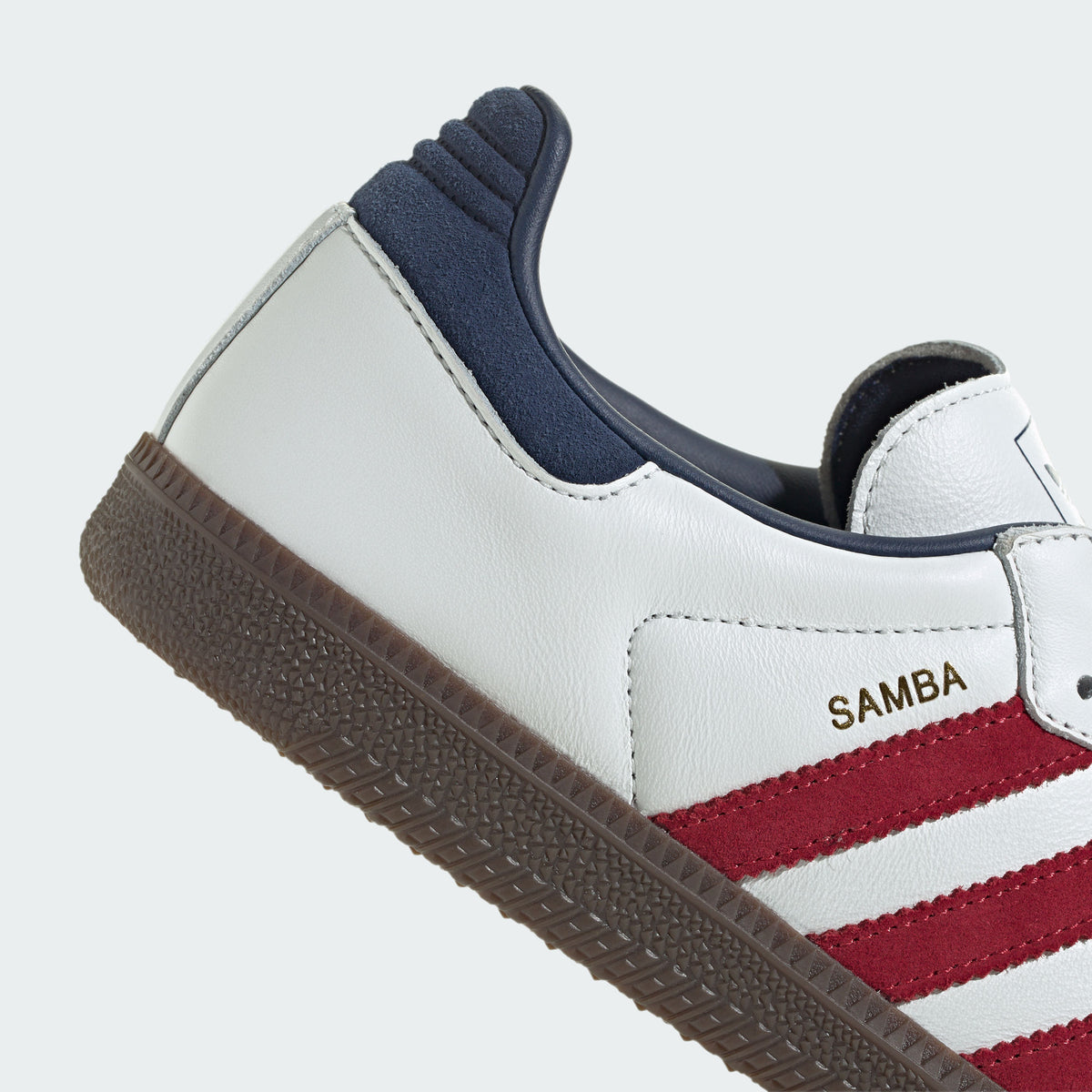 Adidas Samba OG Sneakers - Crystal White / Victory Red / Night Indigo - view 8