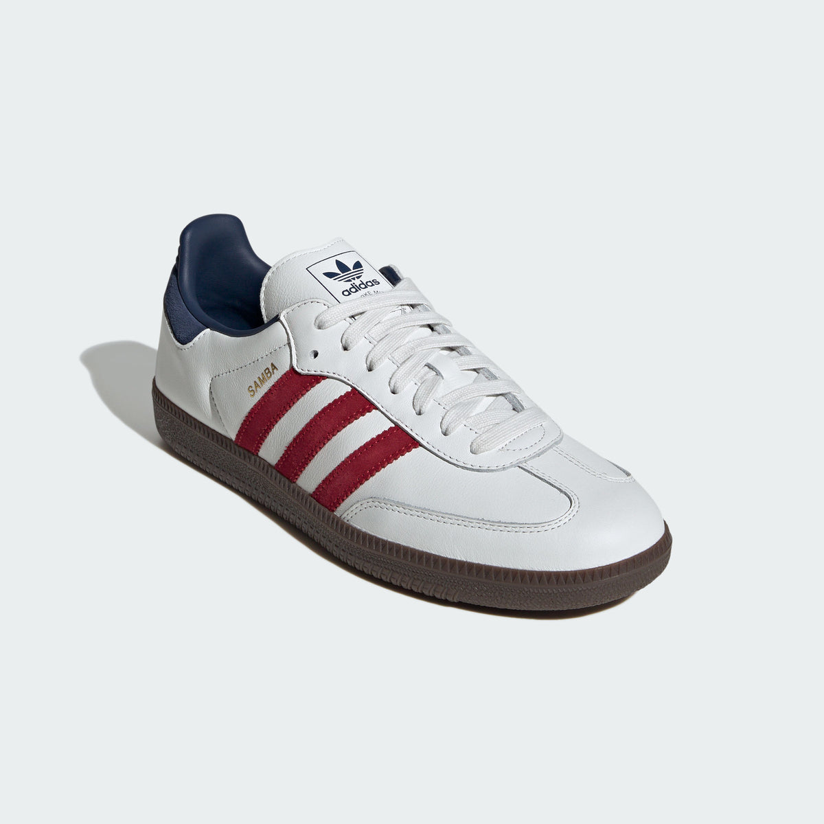 Adidas Samba OG Sneakers - Crystal White / Victory Red / Night Indigo - view 5