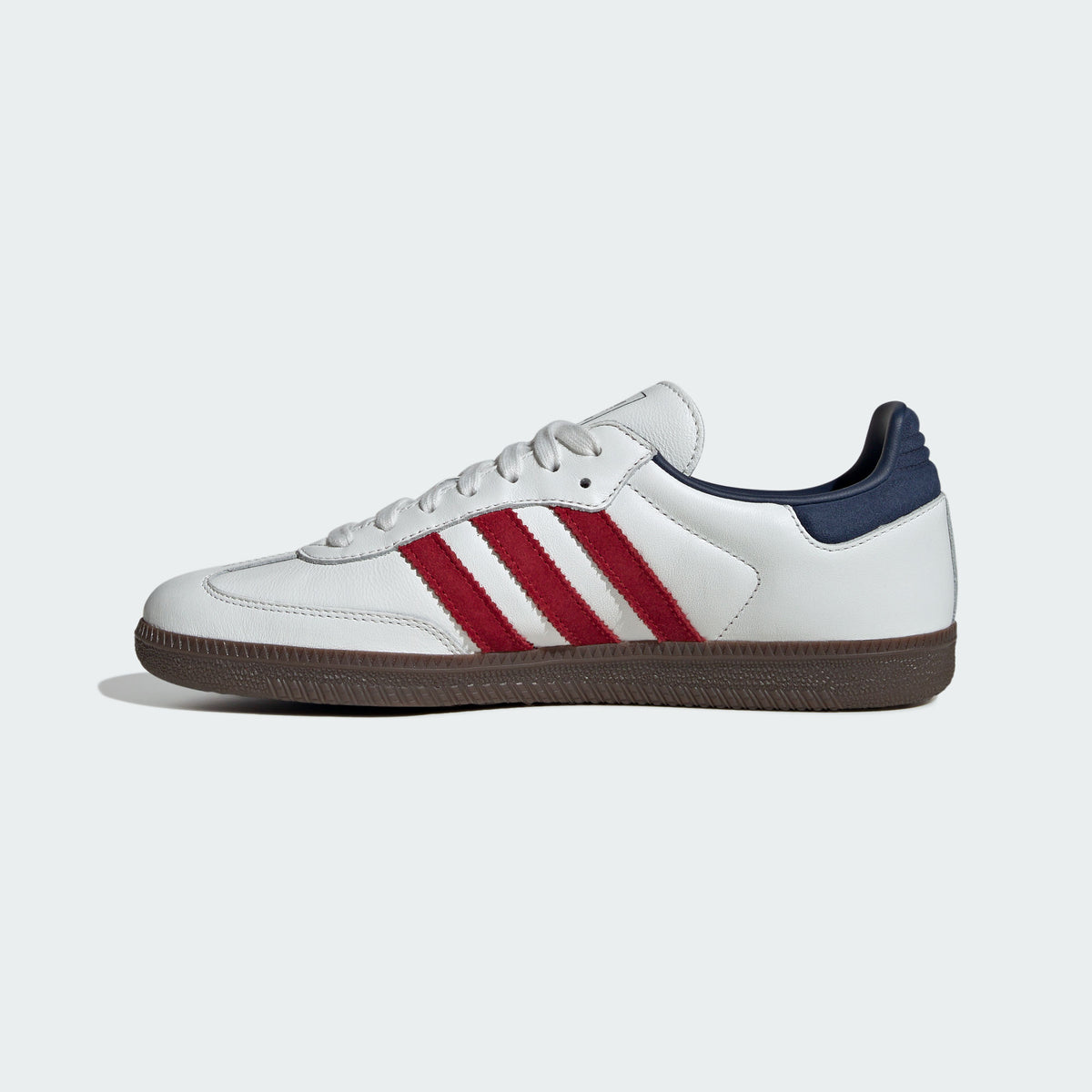 Adidas Samba OG Sneakers - Crystal White / Victory Red / Night Indigo - view 2