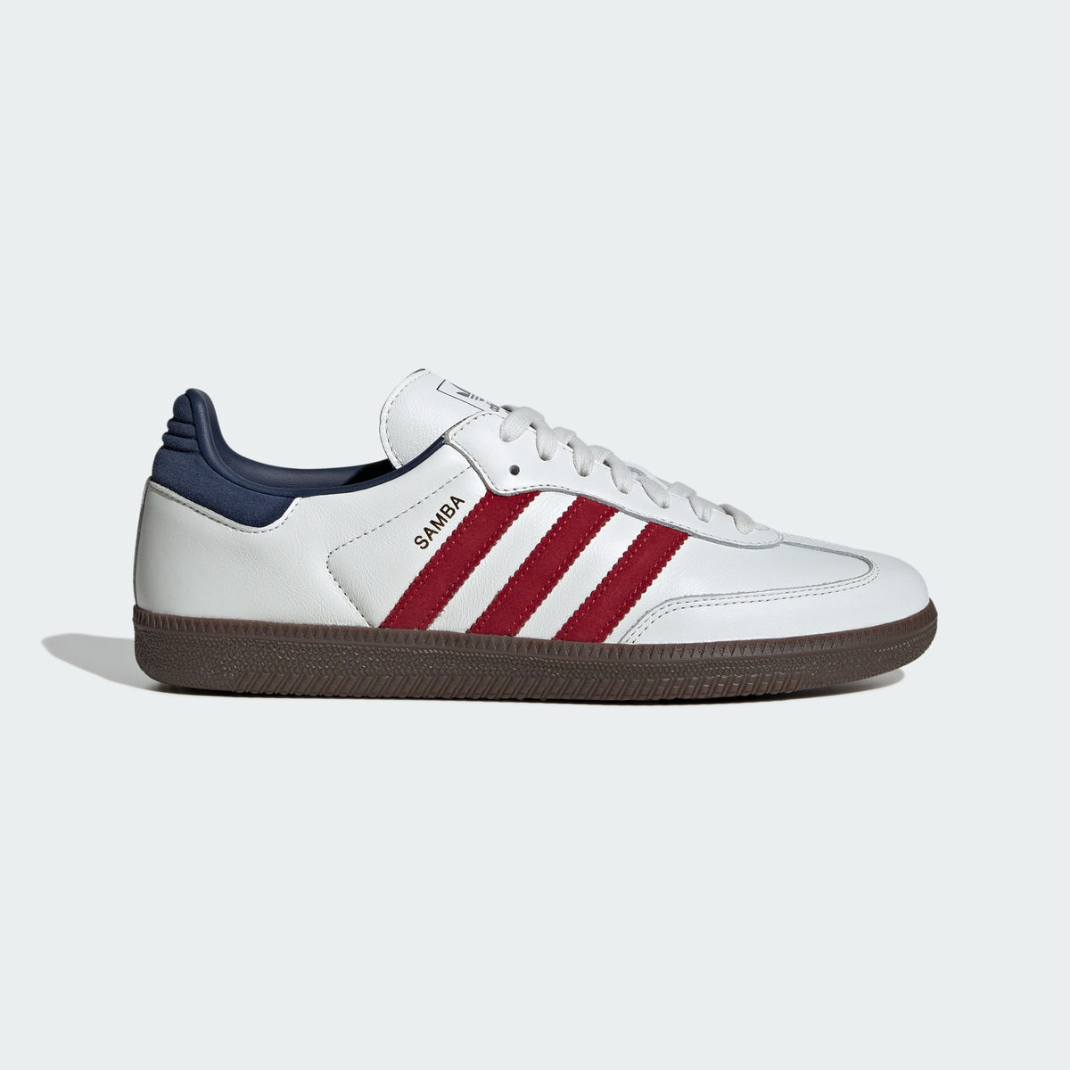 Adidas Samba OG Sneakers - Crystal White / Victory Red / Night Indigo - view 1