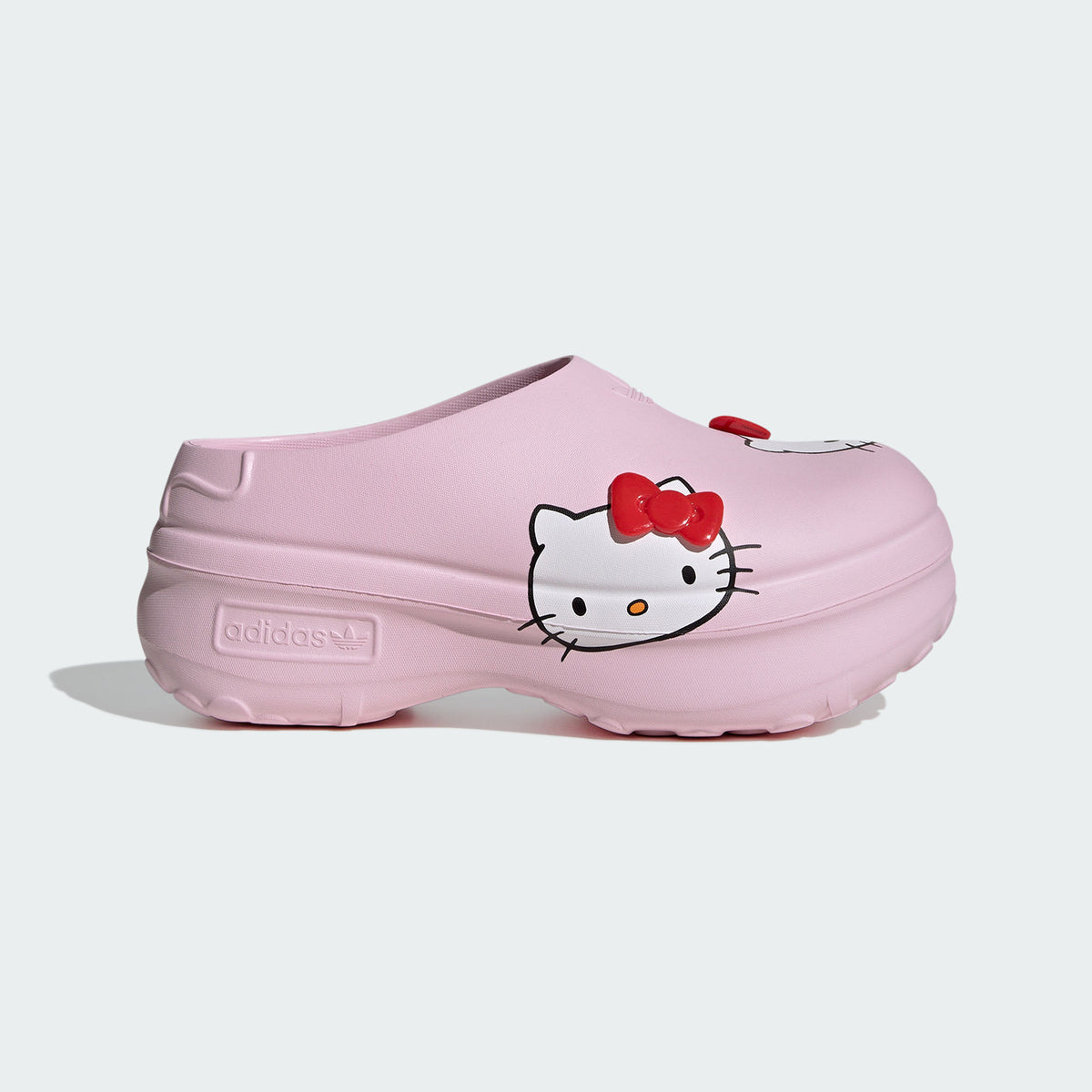 Adidas Hello Kitty Adifom STAN Smith Mules Sneakers - Clear Pink / Red - view 1