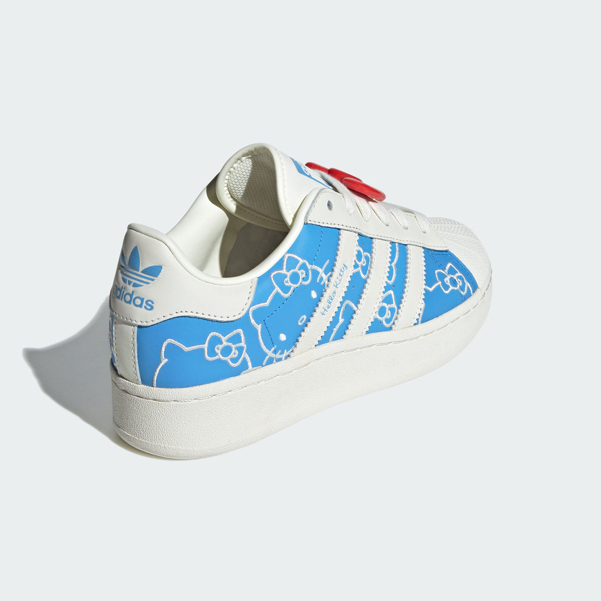 Adidas Hello Kitty Superstar XLG Sneakers - Blue / Chalk White / Red - view 6