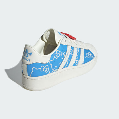 Adidas Hello Kitty Superstar XLG Sneakers - Blue / Chalk White / Red - view 6