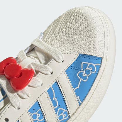 Adidas Hello Kitty Superstar XLG Sneakers - Blue / Chalk White / Red - view 7