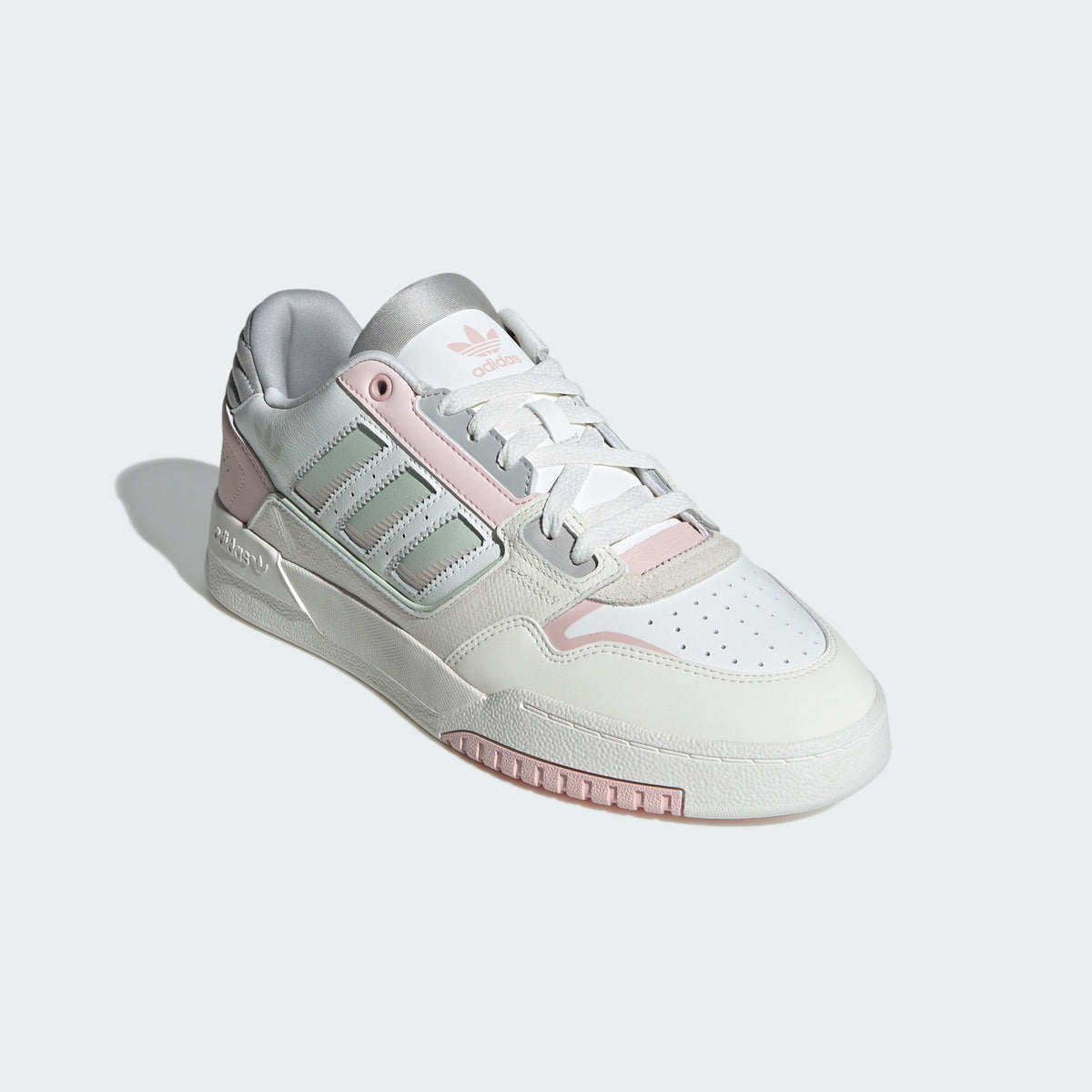 Adidas DROP STEP LOW 2.0 Sneakers - Crystal White / Sandy Pink / Linen Green - view 5