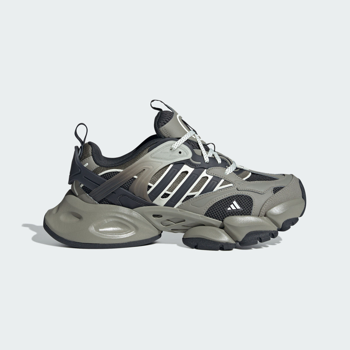 Adidas FOS XLG Runner Deluxe Sneakers - Crystal White / Black / Iron Metallic - view 5