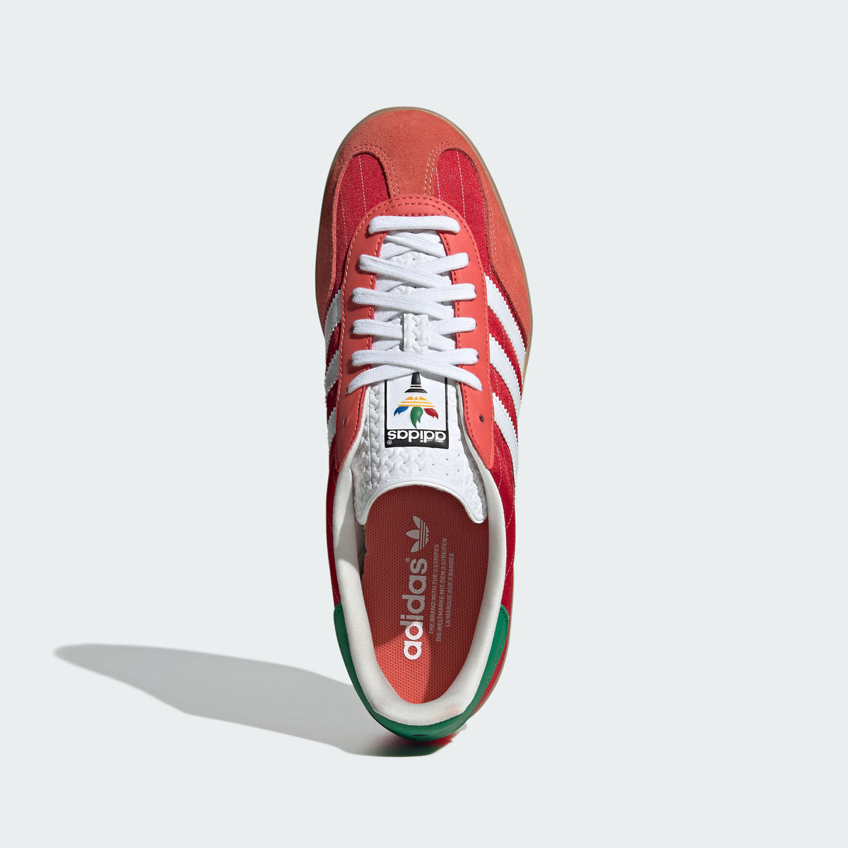 Adidas Gazelle Indoor Sneakers - Better Scarlet / White - view 3