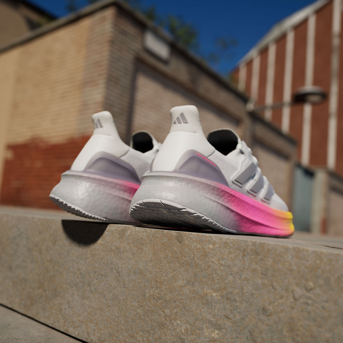 Adidas Ultraboost 5 Sneakers - White / Glory Grey / Bright Pink - view 6