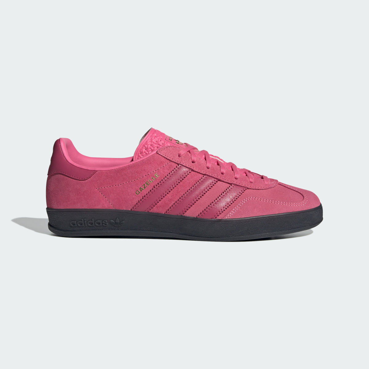 Adidas Gazelle Indoor Sneakers - Pink / Carbon - view 1