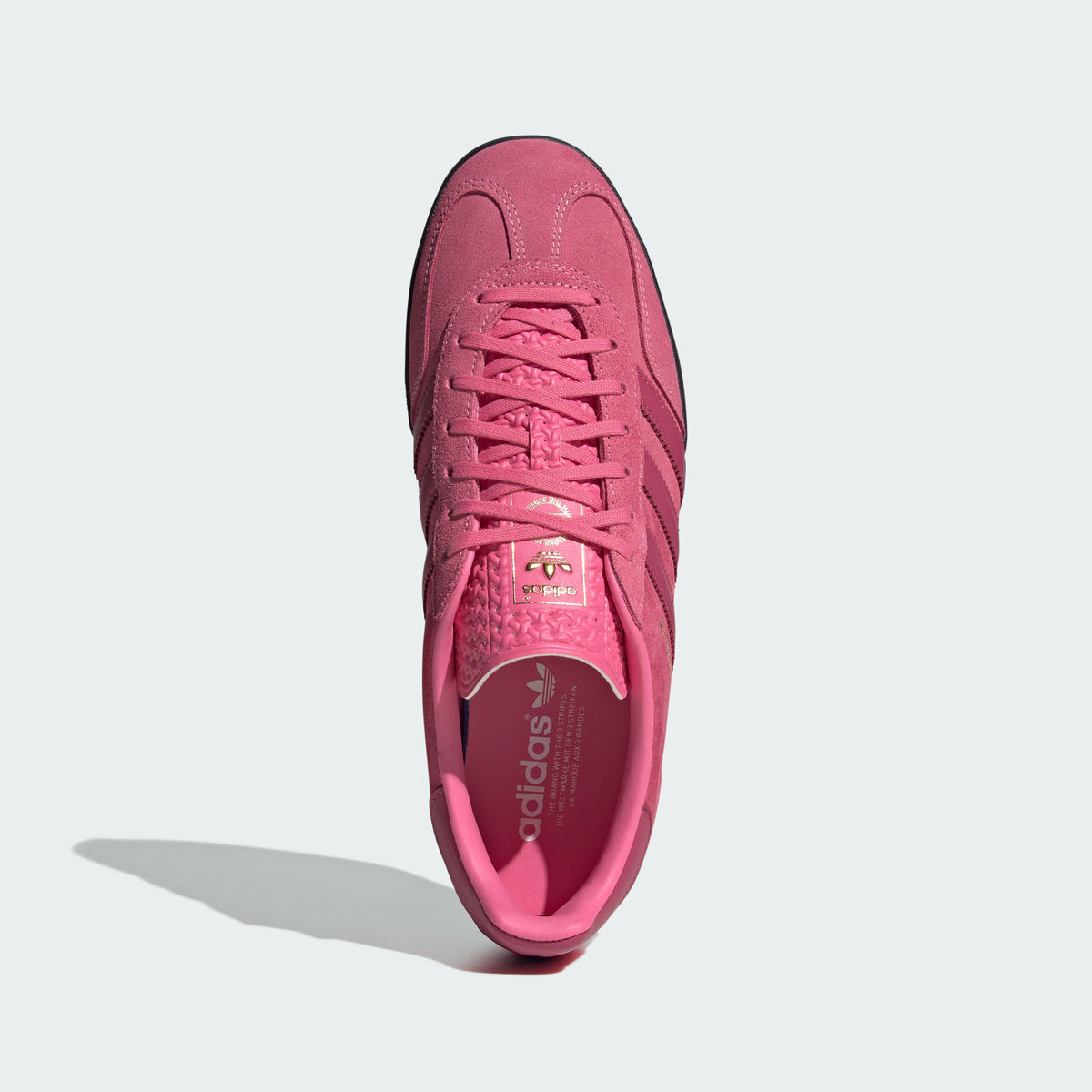 Adidas Gazelle Indoor Sneakers - Pink / Carbon - view 3
