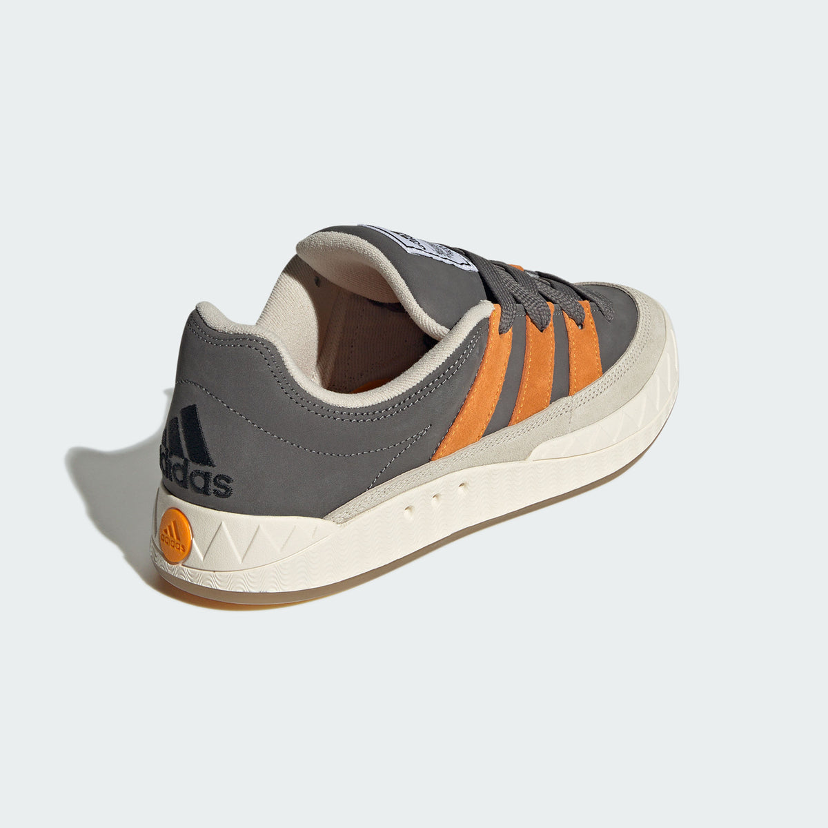 Adidas Adimatic Sneakers - Grey / Dark Orange / Alumina - view 6