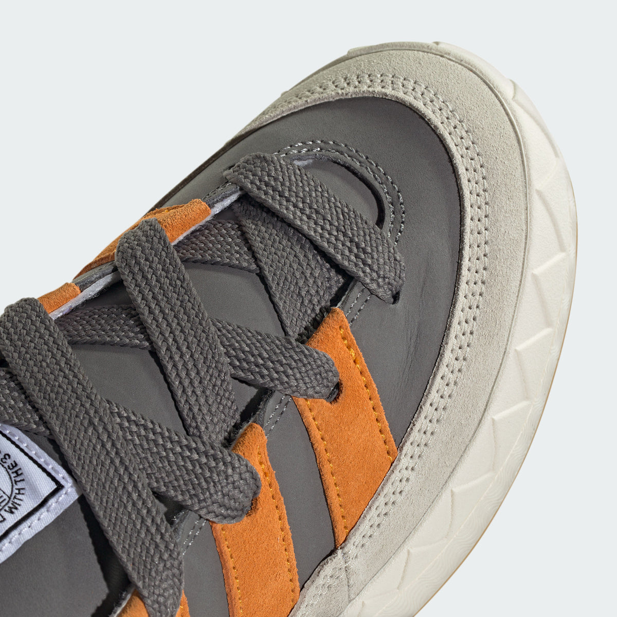 Adidas Adimatic Sneakers - Grey / Dark Orange / Alumina - view 8
