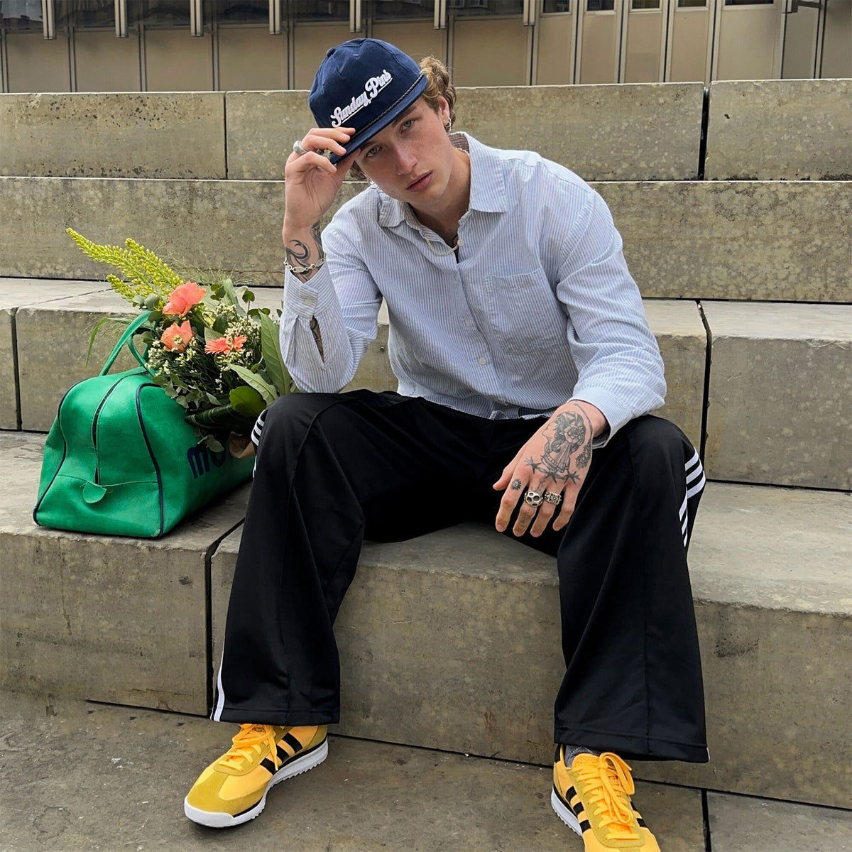 Adidas SL72 RS Sneakers - Bright Yellow / Dark Yellow / Black - view 8
