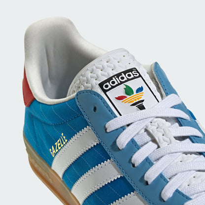 Adidas Gazelle Indoor Sneakers - Bright Blue / White - view 7