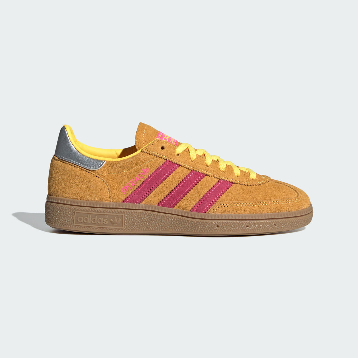 Adidas Handball Spezial Sneakers - Yellow / Bright Pink / Silver Metallic - view 1