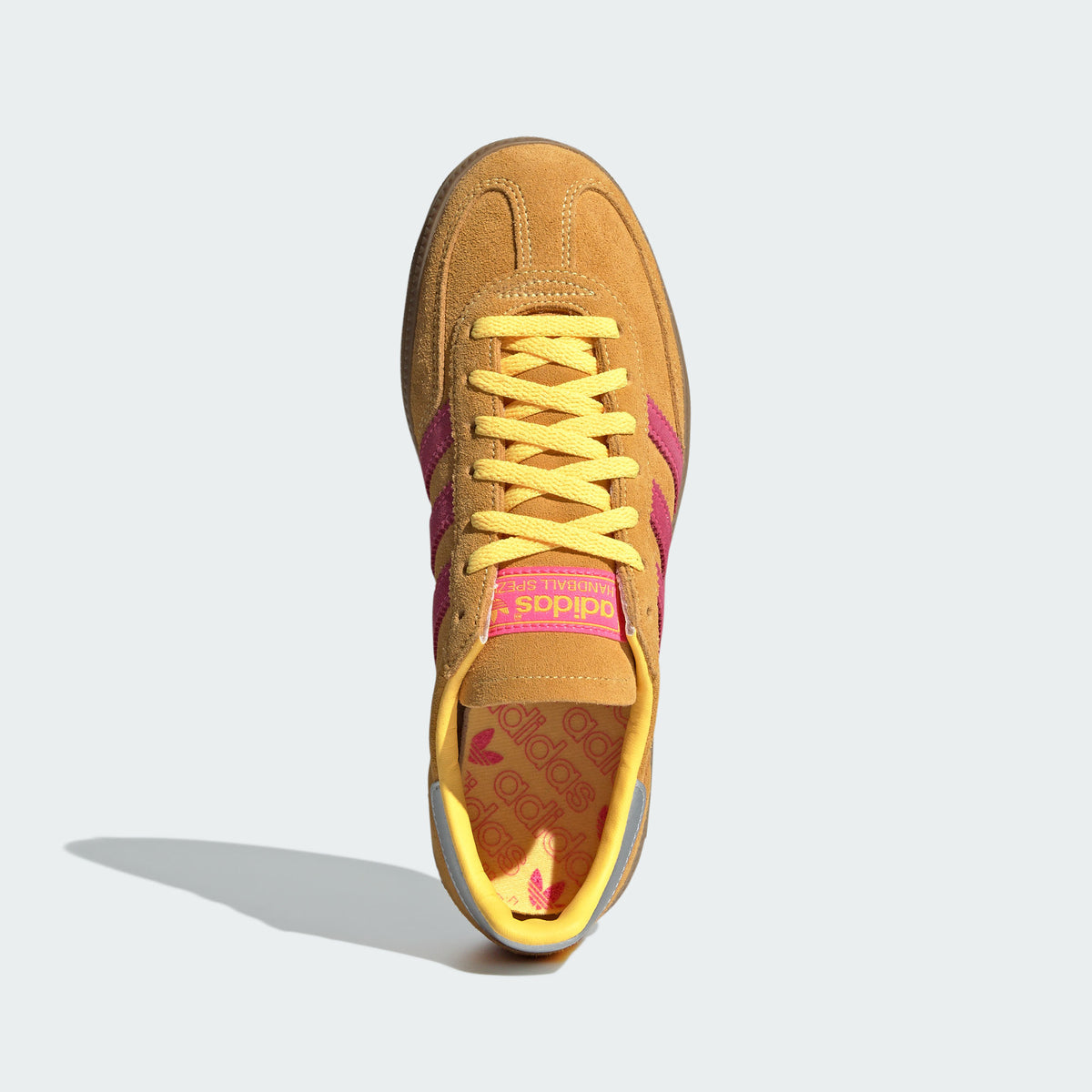 Adidas Handball Spezial Sneakers - Yellow / Bright Pink / Silver Metallic - view 4