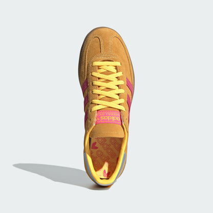 Adidas Handball Spezial Sneakers - Yellow / Bright Pink / Silver Metallic - view 4
