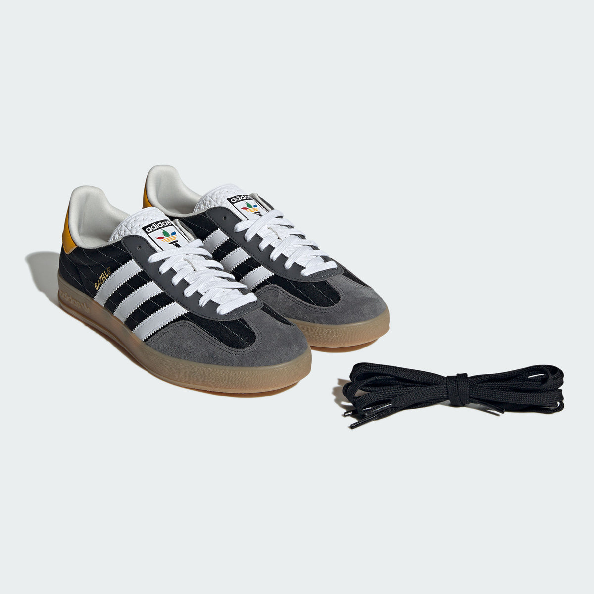 Adidas Gazelle Indoor Sneakers - Black / White - view 7
