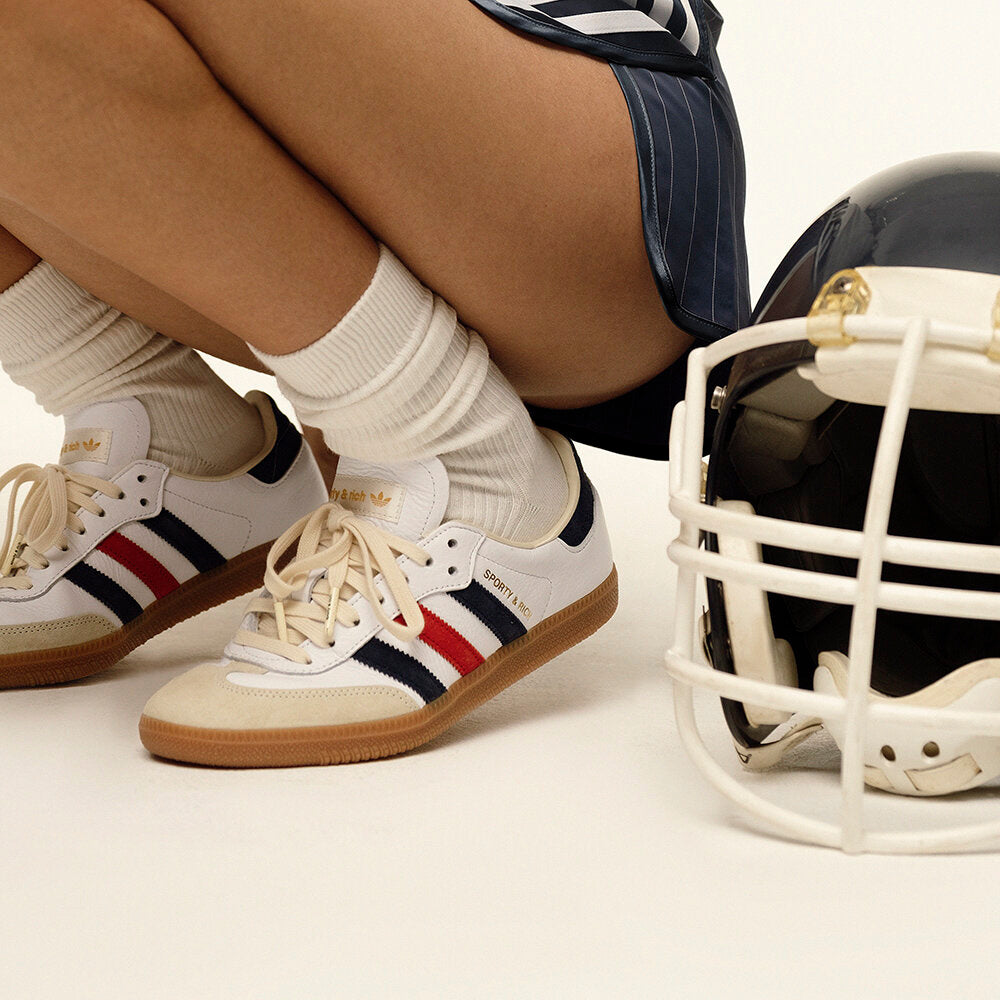 Adidas Sporty & RICH Samba OG Sneakers - White / Collegiate Red - view 2