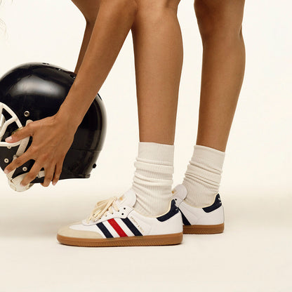 Adidas Sporty & RICH Samba OG Sneakers - White / Collegiate Red - view 1
