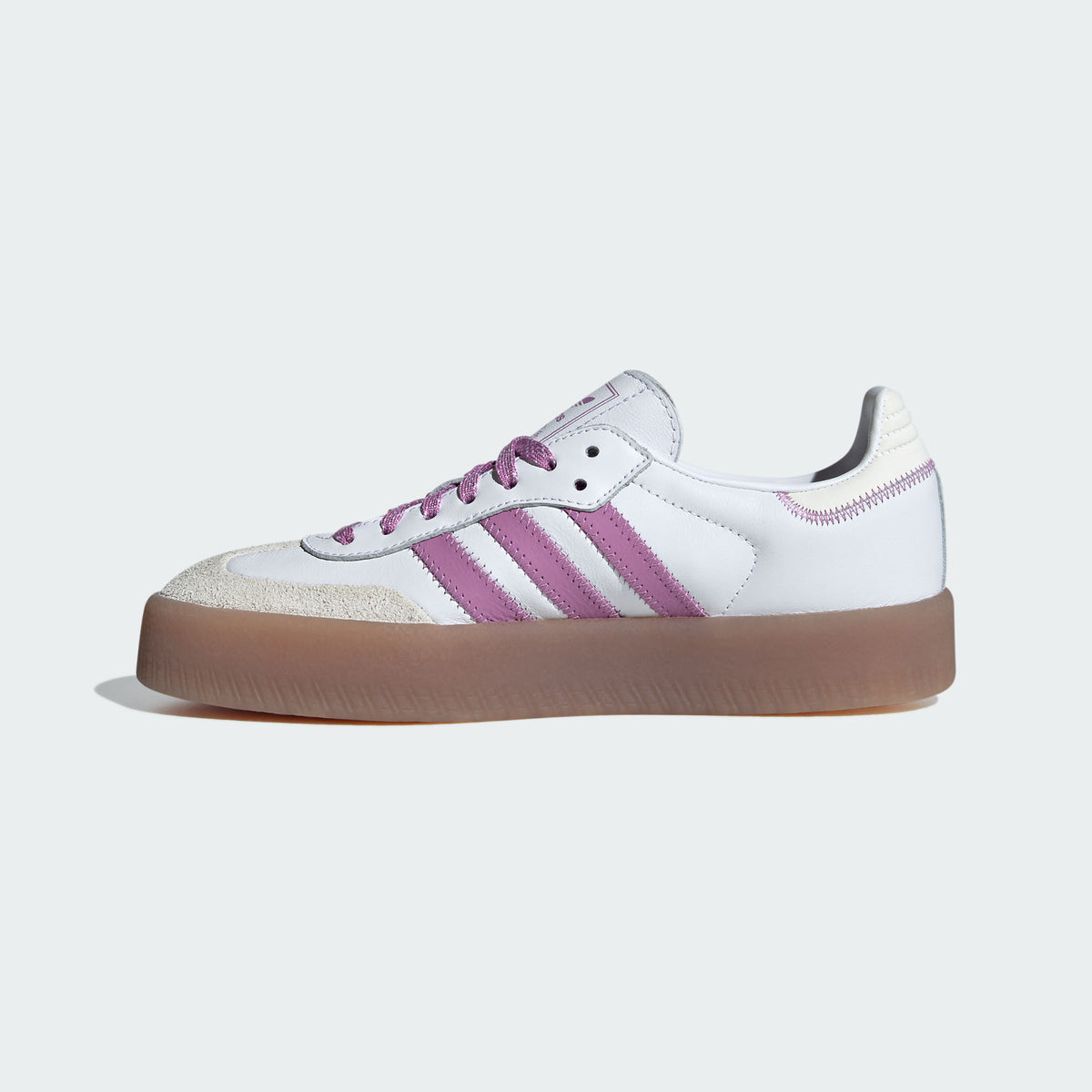 Adidas Sambae Sneakers - White / Dark Purple / Chalk White - view 2