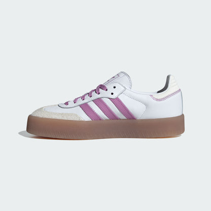 Adidas Sambae Sneakers - White / Dark Purple / Chalk White - view 2